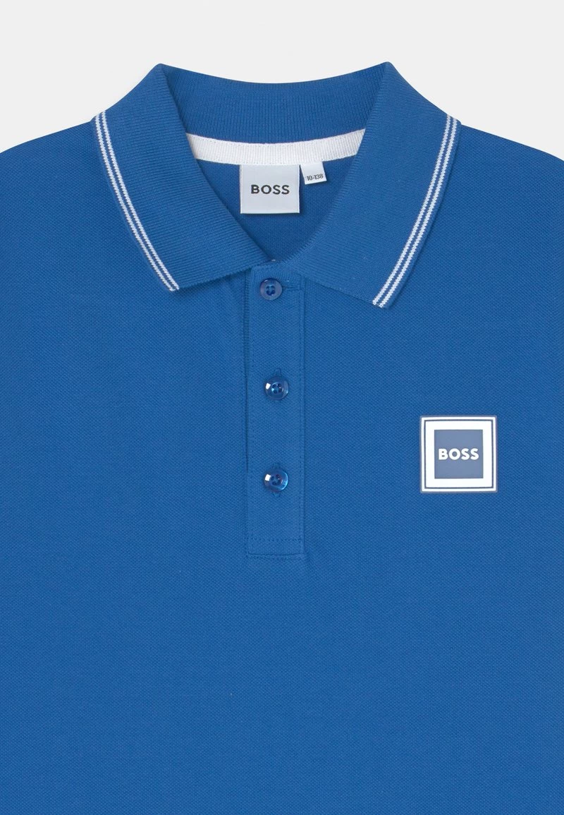 BOSS Kidswear Enfant SHORT SLEEVE Polo Bleu Royal 5 BOSS Kidswear Enfant SHORT SLEEVE Polo Bleu Royal – Image 3