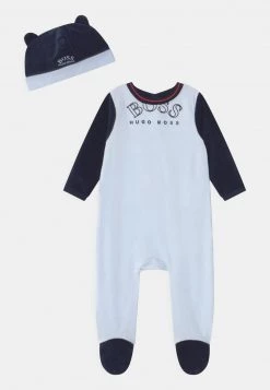 BOSS Kidswear PULL ON HAT SET Grenouillère Pale Blue Enfant