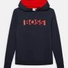 BOSS Kidswear HOODED Sweatshirt Navy Enfant -BOSS Soldes Magasin 0120d7b52a384ef982e1d98d9f435043