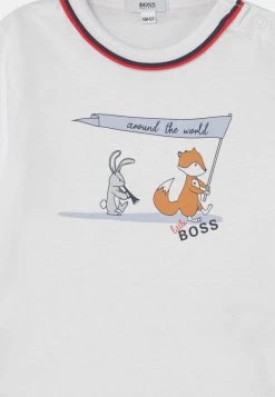 BOSS Kidswear LONG SLEEVE T Shirt à Manches Longues White Enfant -BOSS Soldes Magasin 04e320ad0cc94c0d806c9304b4a91dd2