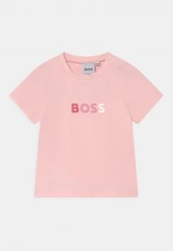BOSS Kidswear Enfant SHORT SLEEVES TEE T Shirt Imprimé Baby Pink