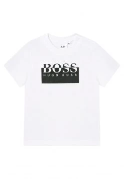 BOSS Kidswear Enfant T Shirt Imprimé Blanc