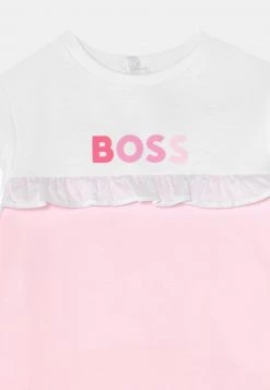 BOSS Kidswear BIB SET Grenouillère Pinkpale Enfant -BOSS Soldes Magasin 063b3665e4da4da9bce7feb253cd64c7