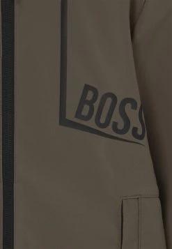 BOSS Kidswear Veste De Survêtement Khaki Enfant -BOSS Soldes Magasin 089c757257d64d3e95c7fb3943f89d20