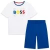 BOSS Kidswear ENSEMBLE BERMUDA Short Bleu Royal Enfant -BOSS Soldes Magasin 0935f40381074081bc7fefab1d3440c5