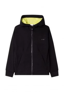 BOSS Kidswear JOGGING Sweat à Capuche Zippé Black Enfant