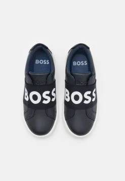 BOSS Kidswear Enfant TRAINERS Baskets Basses Navy -BOSS Soldes Magasin 0ec97e42dc26476f84e4971bb75d4fba