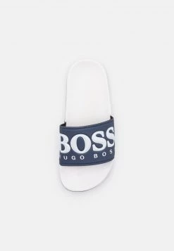 BOSS Kidswear Mules White Enfant -BOSS Soldes Magasin 0f11907589a54ea0b363ebae7dc4a0d1