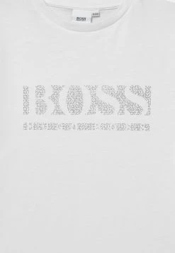 BOSS Kidswear Enfant SHORT SLEEVES TEE CAPSULE T Shirt Imprimé White -BOSS Soldes Magasin 10b05c5281d34a1cb241b01e91b82010