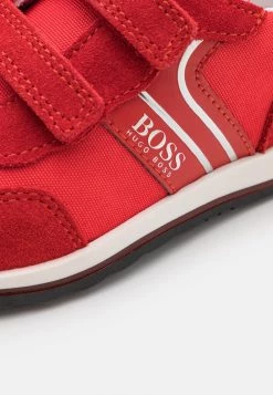 BOSS Kidswear Enfant TRAINERS Baskets Basses Bright Red -BOSS Soldes Magasin 11f92e7b1d70432fb7651b5a6370780b