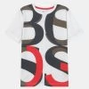 BOSS Kidswear T Shirt Imprimé White Enfant -BOSS Soldes Magasin 12cf6a312cd14ba2aa254a22f36b9aac