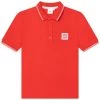 BOSS Kidswear Enfant SHORT SLEEVE Polo Rouge Orange -BOSS Soldes Magasin 16680902a907413282138d5a56841a41