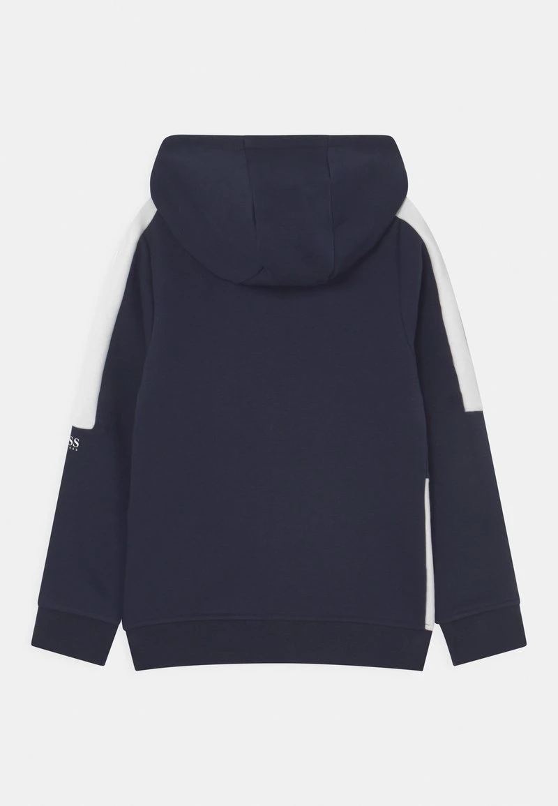 BOSS Kidswear Enfant Sweat à Capuche Zippé Navy 4 BOSS Kidswear Enfant Sweat à Capuche Zippé Navy – Image 2