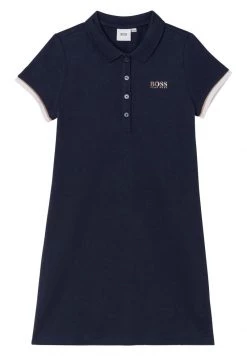 BOSS Kidswear Robe En Jersey Marine Enfant