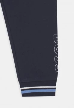 BOSS Kidswear JOGGING BOTTOMS UNISEX Pantalon Classique Navy -BOSS Soldes Magasin 179a14a3cef946b5a3dd3dea892408a9