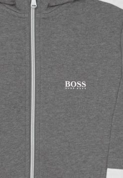 BOSS Kidswear Sweat à Capuche Zippé Grey Marl Medium Enfant -BOSS Soldes Magasin 19c4a59c0ec04ffea9f3d47720dbefb8
