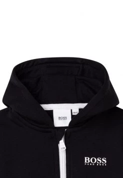 BOSS Kidswear Enfant Sweat à Capuche Zippé Black -BOSS Soldes Magasin 1afc223a798d43bca8677c928c0ba329