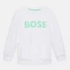 BOSS Kidswear Enfant SWEATSHIRT Sweatshirt White -BOSS Soldes Magasin 1c5aaed6414e4357ae965c6df080335c