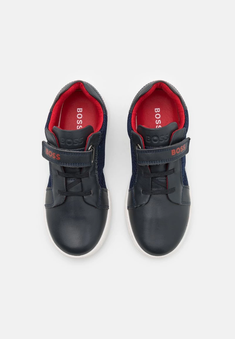 BOSS Kidswear Enfant TRAINERS Baskets Basses Bleu Cargo 6 BOSS Kidswear Enfant TRAINERS Baskets Basses Bleu Cargo – Image 4