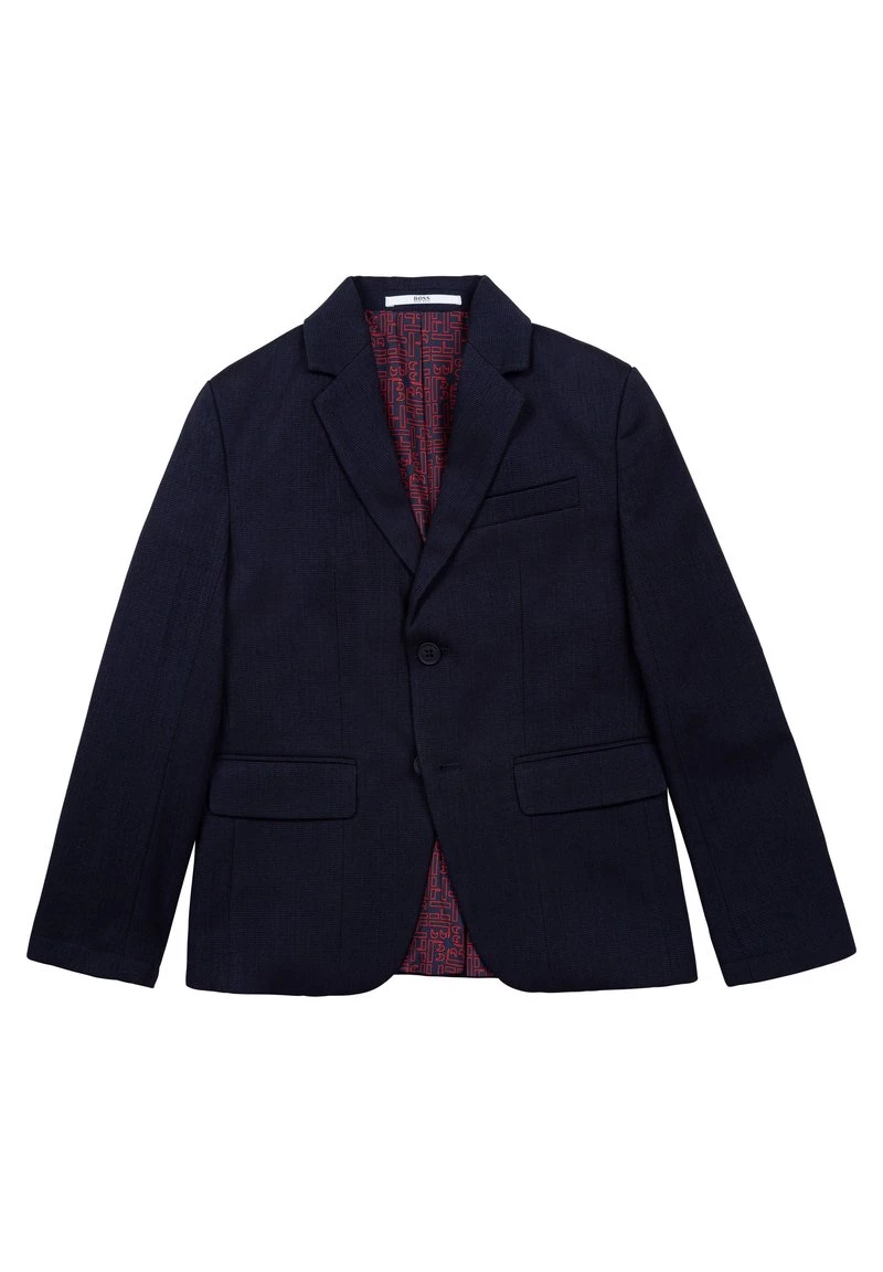 BOSS Kidswear Enfant EXTENSIBLE Blazer Bleu Cargo 6 BOSS Kidswear Enfant EXTENSIBLE Blazer Bleu Cargo – Image 4