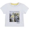 BOSS Kidswear T Shirt Imprimé Blanc Enfant -BOSS Soldes Magasin 1d238db05b7b49c9a1ae81953848bcb7