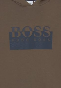 BOSS Kidswear Enfant HOODED Sweatshirt Khaki -BOSS Soldes Magasin 1d637aea569947c2906866b02aff9981