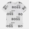 BOSS Kidswear SHORT SLEEVES TEE T Shirt Imprimé White Enfant -BOSS Soldes Magasin 1df8c811dbd24590a6543d2775db2d24