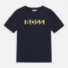 BOSS Kidswear Enfant SHORT SLEEVES TEE T Shirt Imprimé Navy -BOSS Soldes Magasin 1fedfab52c7a483fac0d37efd3936cee