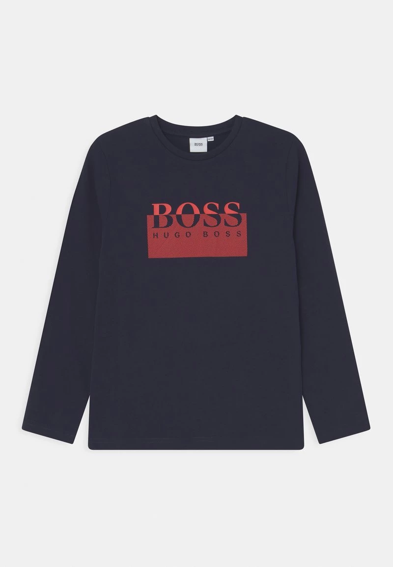 BOSS Kidswear LONG SLEEVE T Shirt à Manches Longues Navy Enfant 3 BOSS Kidswear LONG SLEEVE T Shirt à Manches Longues Navy Enfant
