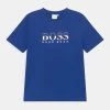 BOSS Kidswear T Shirt Imprimé Blue Enfant -BOSS Soldes Magasin 23509c2e279c4aa7ab448dc8130cdaae