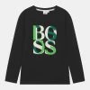 BOSS Kidswear LONG SLEEVE T Shirt à Manches Longues Black Enfant -BOSS Soldes Magasin 239842b633314dfdb1d74a85b7b2bc06