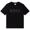 BOSS Kidswear T Shirt Imprimé Black Enfant -BOSS Soldes Magasin 241deee3a3624d3abfa934e212442003