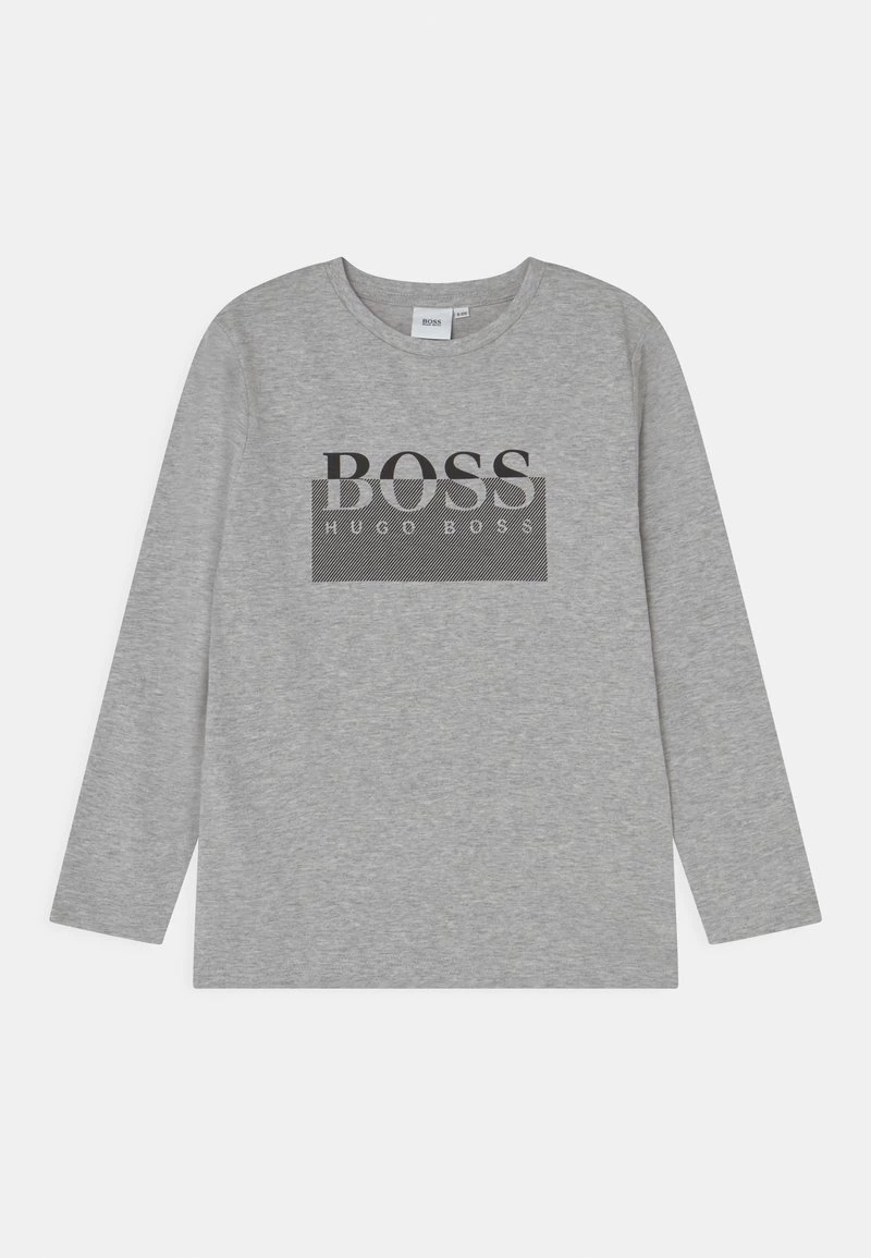 BOSS Kidswear LONG SLEEVE T Shirt à Manches Longues Chine Grey Enfant 3 BOSS Kidswear LONG SLEEVE T Shirt à Manches Longues Chine Grey Enfant