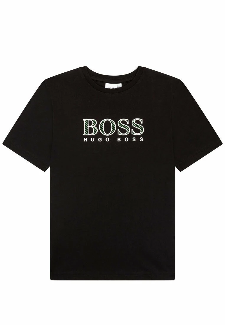 BOSS Kidswear T Shirt Imprimé Black Enfant 3 BOSS Kidswear T Shirt Imprimé Black Enfant