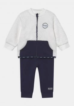 BOSS Kidswear TRACK SUIT Survêtement Navy/off White Enfant