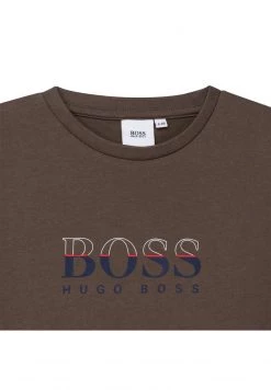 BOSS Kidswear Enfant T Shirt Imprimé Brown -BOSS Soldes Magasin 28cb06b37da24c919d0a7a61ac53528b