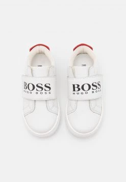 BOSS Kidswear Enfant TRAINERS Baskets Basses Blanc -BOSS Soldes Magasin 297088025ad0418d986ca9e6ba63a658