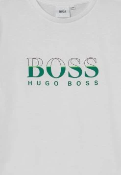 BOSS Kidswear Enfant LONG SLEEVE T Shirt à Manches Longues White -BOSS Soldes Magasin 299f1fd8c10e42ce99bf7acf83fbdc4a