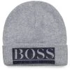 BOSS Kidswear Unisex Bonnet Gris Chine -BOSS Soldes Magasin 2d05bba7366e4029b3d67132c0553ce5