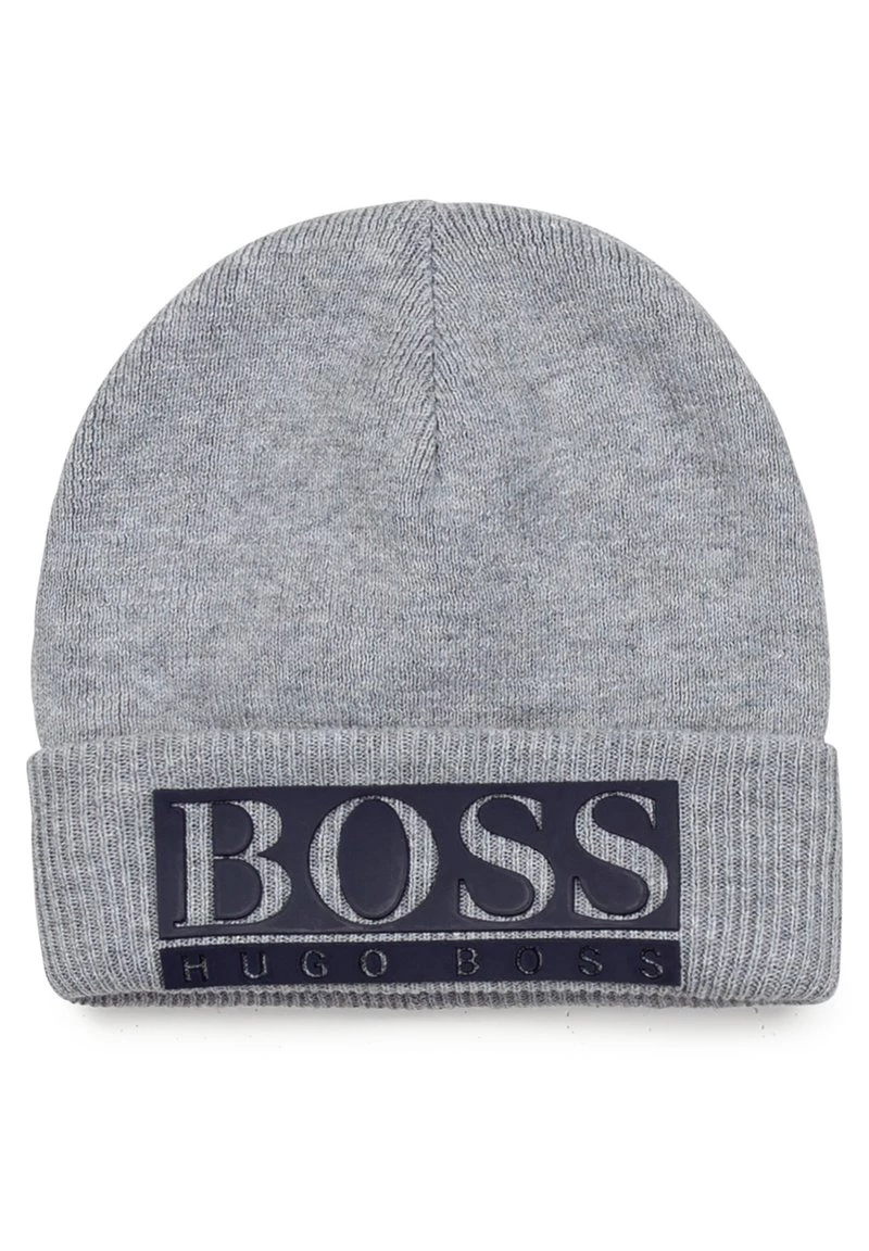 BOSS Kidswear Unisex Bonnet Gris Chine 3 BOSS Kidswear Unisex Bonnet Gris Chine