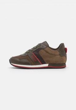BOSS Kidswear Enfant TRAINERS Baskets Basses Khaki