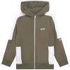 BOSS Kidswear Enfant Sweat à Capuche Zippé Tilleul