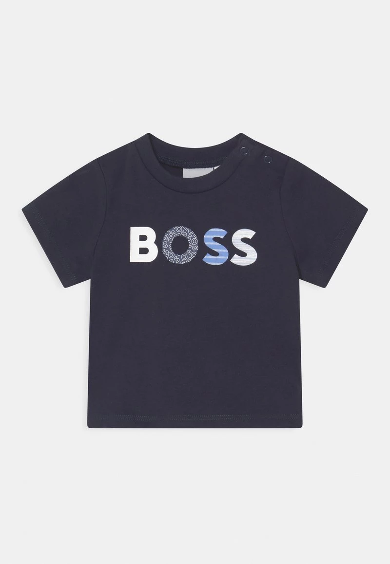 BOSS Kidswear Enfant SHORT SLEEVES TEE T Shirt Imprimé Navy 3 BOSS Kidswear Enfant SHORT SLEEVES TEE T Shirt Imprimé Navy