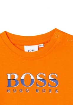 BOSS Kidswear Enfant T Shirt à Manches Longues Pumpkin -BOSS Soldes Magasin 344a82c618944e10ad1f1bce8fb2b972