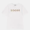 BOSS Kidswear SHORT SLEEVES TEE T Shirt Imprimé White Enfant -BOSS Soldes Magasin 3a7fd4324225418eb256d652711b2f88
