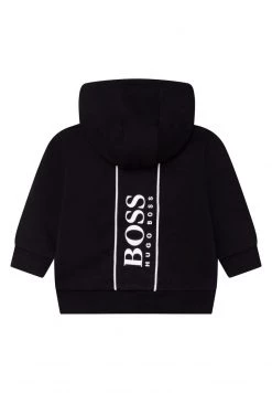 BOSS Kidswear Enfant Sweat à Capuche Zippé Black -BOSS Soldes Magasin 40b069e5ed4e4e58ac969b4bfee5b139