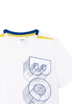 BOSS Kidswear SHORT SLEEVES T Shirt Imprimé Blanc Enfant -BOSS Soldes Magasin 40d5348ff10e4a93918d18c4e1881486