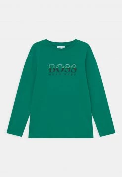 BOSS Kidswear Enfant LONG SLEEVE T Shirt à Manches Longues Green