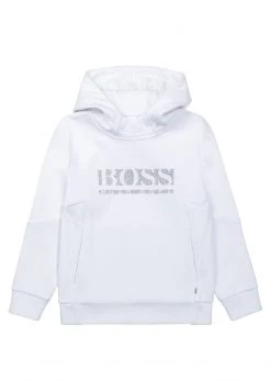 BOSS Kidswear Enfant CAPSULE Sweat à Capuche Blanc
