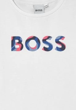 BOSS Kidswear Enfant SHORT SLEEVES TEE T Shirt Imprimé Blanc -BOSS Soldes Magasin 439c10683f5740c9b8f3b20547d20874